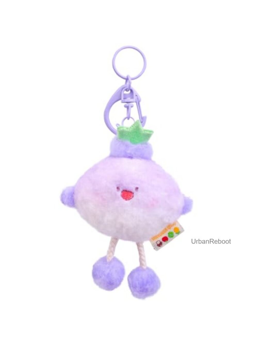 Plush Broccoli Keychain Mini Stuffed Vegetable Bag Charm Fidget Toy